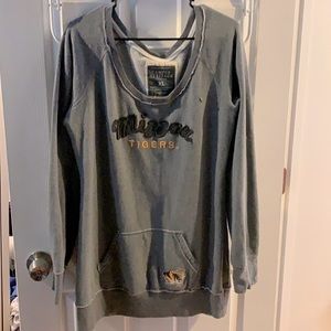 Mizzou tigers woman’s longer style sweatshirt